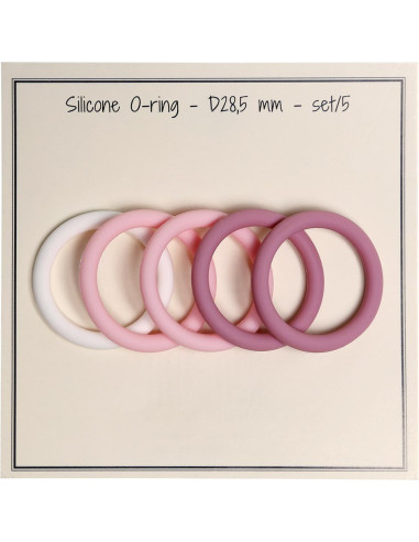 Anneaux en silicone pour attache-tétine
