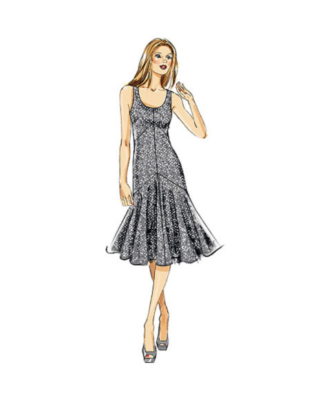 Patron de robe - Vogue 8814