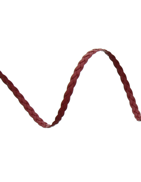 Tresse simili bordeaux