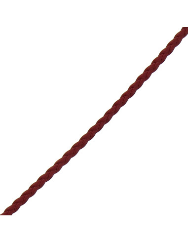 Tresse simili bordeaux