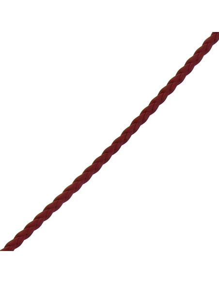 Tresse simili bordeaux