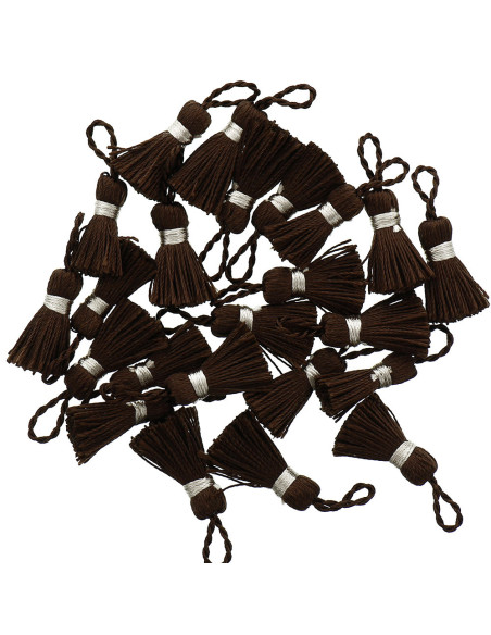 Mini pompons rayonne