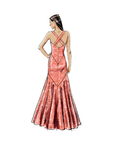 Patron de robe - Vogue 8814