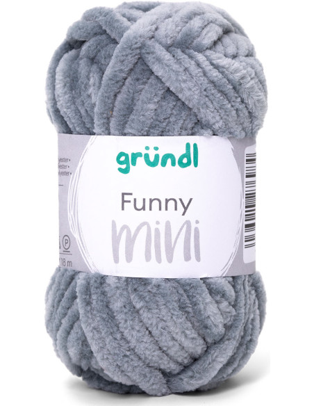 Fil chenille Funny Mini Gründl