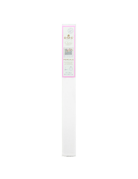 Toile percale spécial punch needle - Blanc lumière