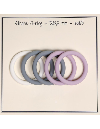 Anneaux en silicone pour attache-tétine
