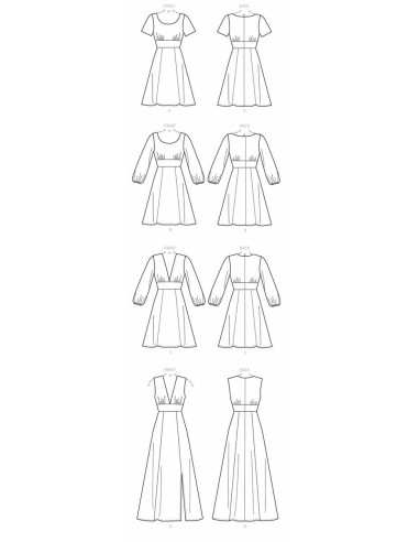Patron de robes - McCall's 7802