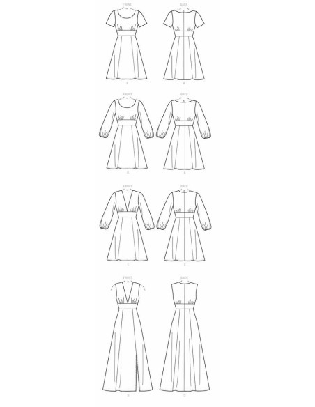 Patron de robes - McCall's 7802