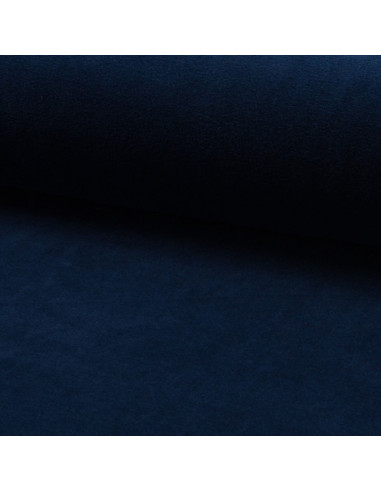 Tissus velours nicky - Bleu marine
