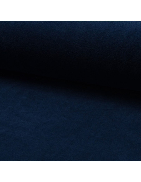 Tissus velours nicky - Bleu marine