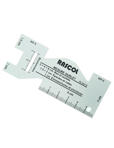 Mesure ourlet en aluminium Rascol