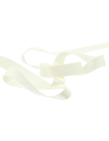 Ruban satin - Blanc cassé