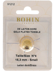 Dé à coudre or Bohin 2