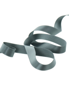 Ruban satin - Gris moyen