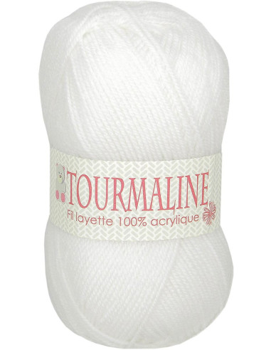 Sachet de 2 pelotes de fils à tricoter layette Tourmaline