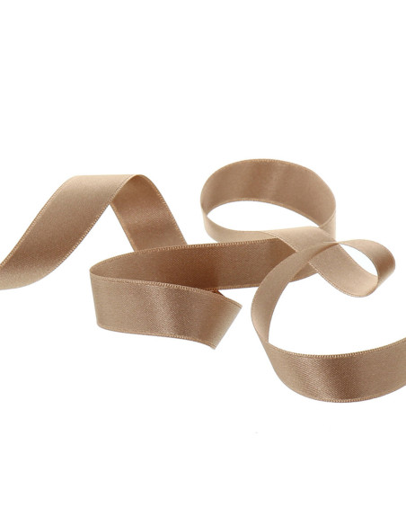 Ruban satin - Beige