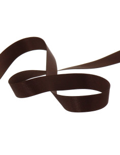 Ruban satin - Marron foncé