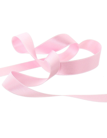 Ruban satin - Rose clair