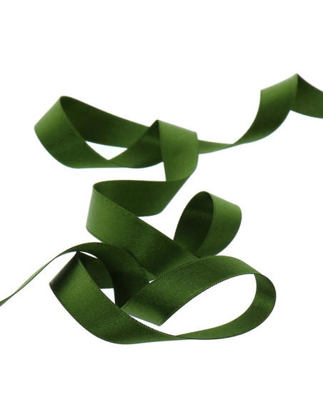 Ruban satin - Vert olive