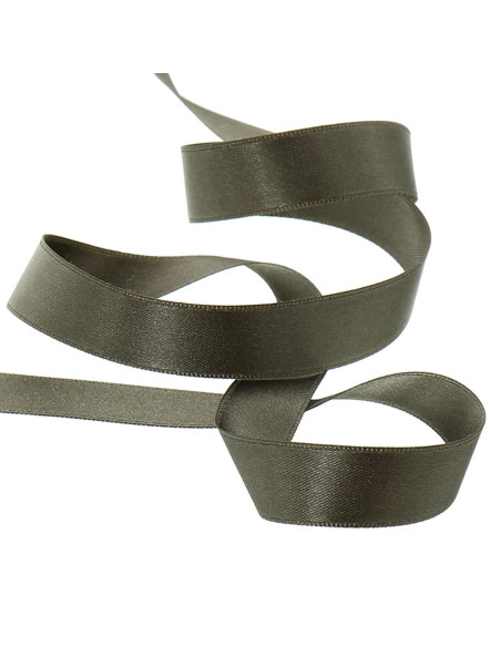 Ruban satin - Taupe foncé