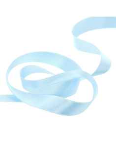 Ruban satin - Bleu layette