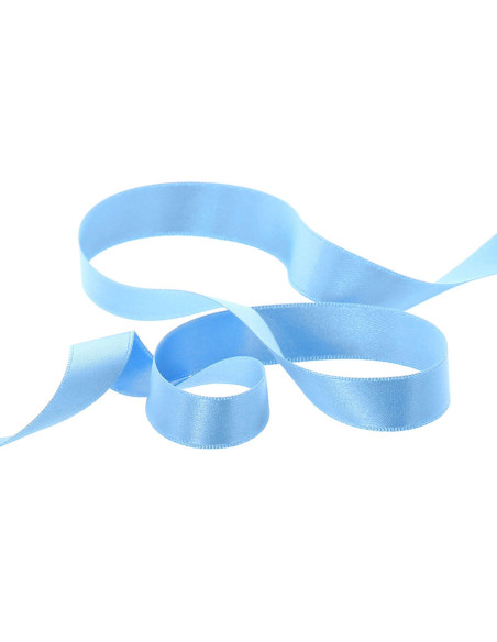 Ruban satin - Bleu ciel