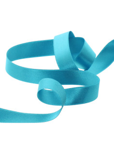 Ruban satin - Bleu turquoise