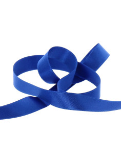 Ruban satin - Bleu roy