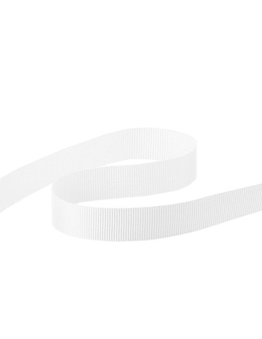 Ruban gros grain - Blanc
