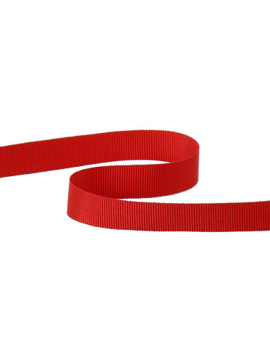 Ruban gros grain - Rouge sang