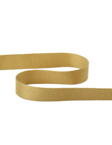 Ruban gros grain - Beige doré