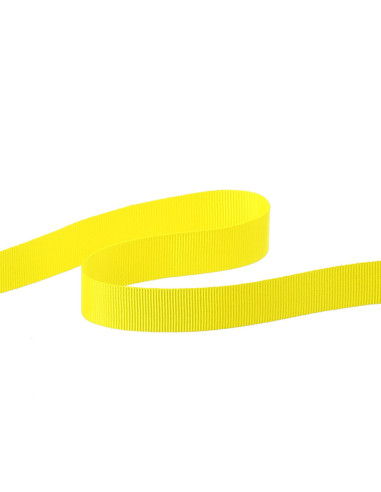 Ruban gros grain - Jaune citron