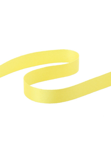 Ruban gros grain - Jaune