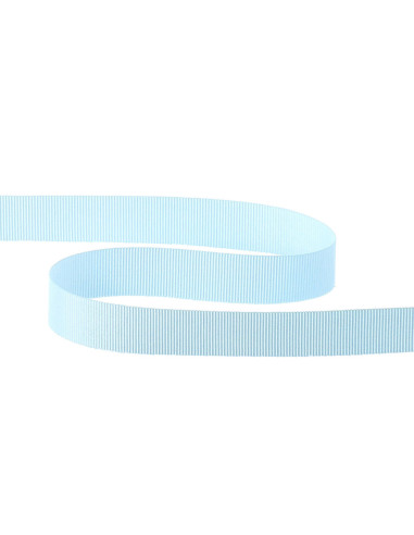 Ruban gros grain - Bleu layette
