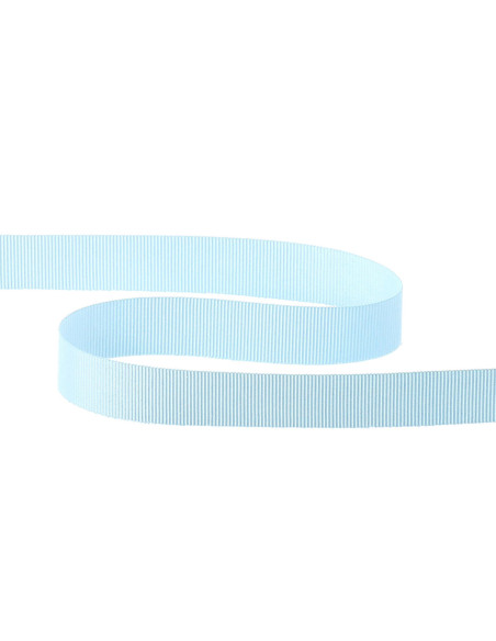 Ruban gros grain - Bleu layette