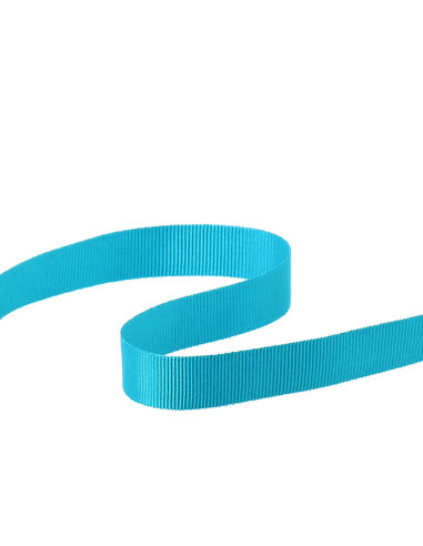 Ruban gros grain - Bleu turquoise