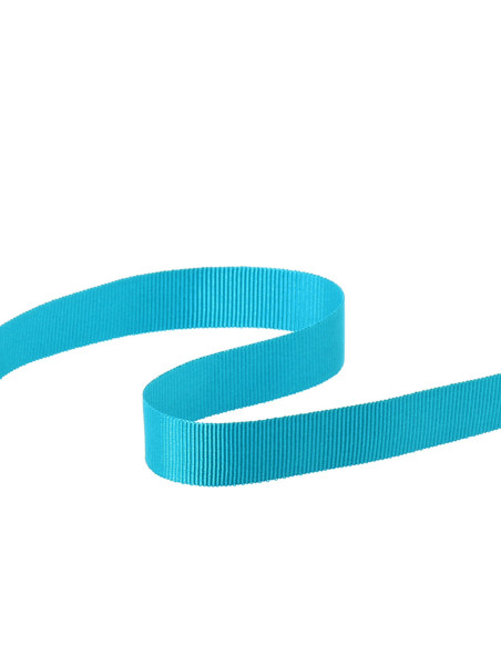 Ruban gros grain - Bleu turquoise