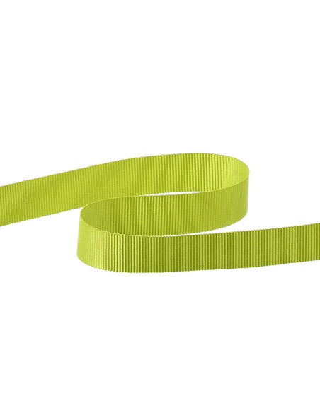 Ruban gros grain - Vert tilleul