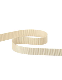 Ruban gros grain - Beige clair