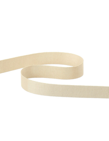 Ruban gros grain - Beige clair