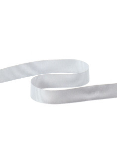 Ruban gros grain - Gris perle