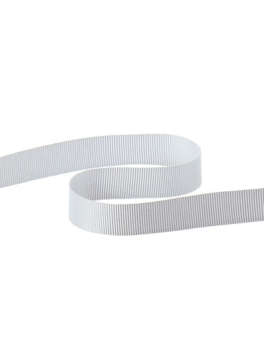 Ruban gros grain - Gris perle