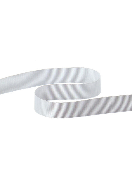 Ruban gros grain - Gris perle