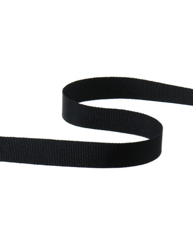 Ruban gros grain - Noir
