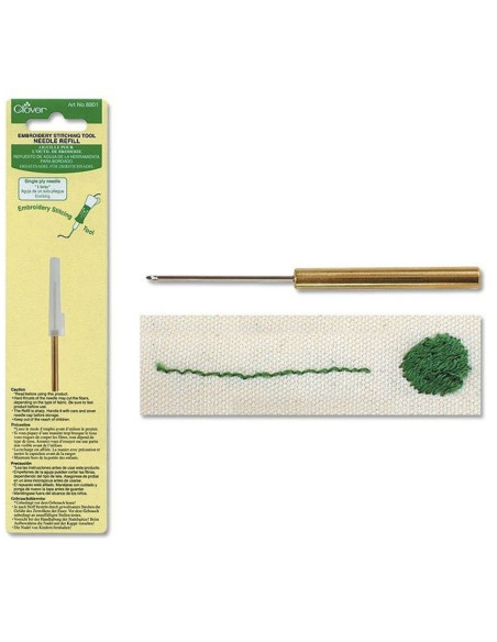 Aiguille pour l´outil de broderie pour fil n° 25 à simple brin