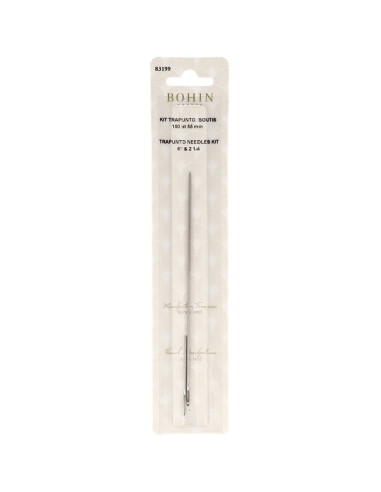Kit 2 aiguilles Bohin trapunto et boutis
