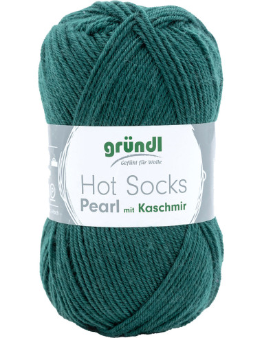 Laine à chaussettes Hot Socks Pearl uni Gründl