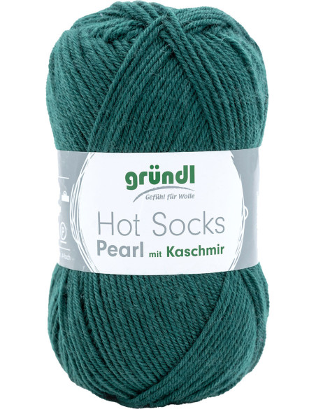 Laine à chaussettes Hot Socks Pearl uni Gründl