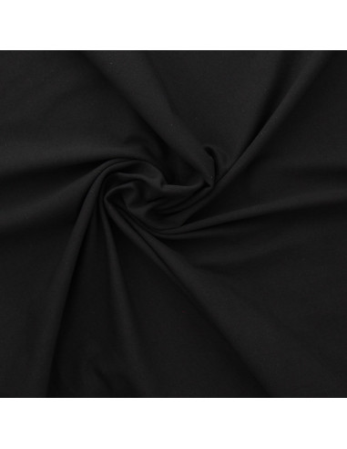 Tissu jersey coton - Noir
