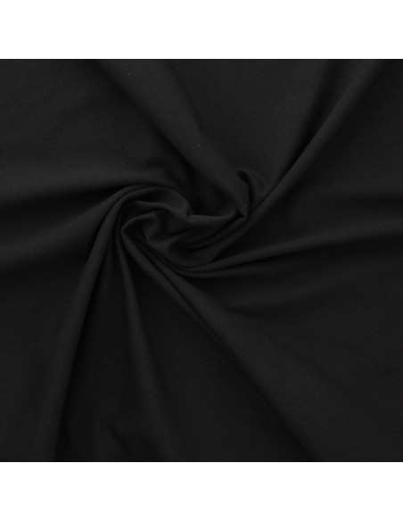 Tissu jersey coton - Noir